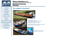 Desktop Screenshot of markus-metallbau.de